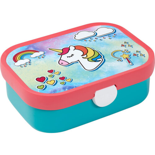 Mepal lunchbox Campus &ndash; Broodtrommel met vakjes voor kinderen &ndash; Geschikt voor 4 boterhammen &ndash; Unicorn