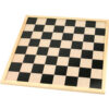 Clown Schaakbord/dambord van hout - 40x40 cm voor schaken en dammen