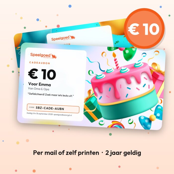 Cadeaubon van € 10 van Speelgoedbezorgd.nl