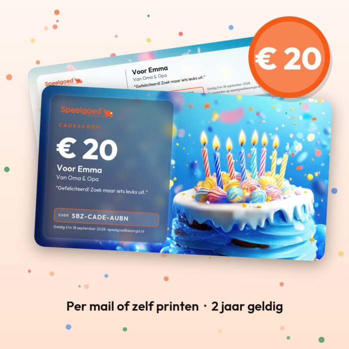 Cadeaubon van € 20 van Speelgoedbezorgd.nl