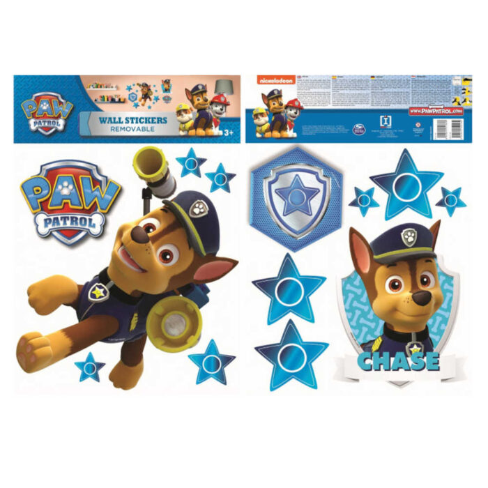 Paw Patrol Chase muurstickers