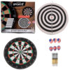Dartboard met 6 darts