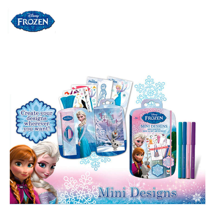 Frozen schetsboekje met 4 kleurstiften en stickers (assortiment – willekeurige uitvoering)