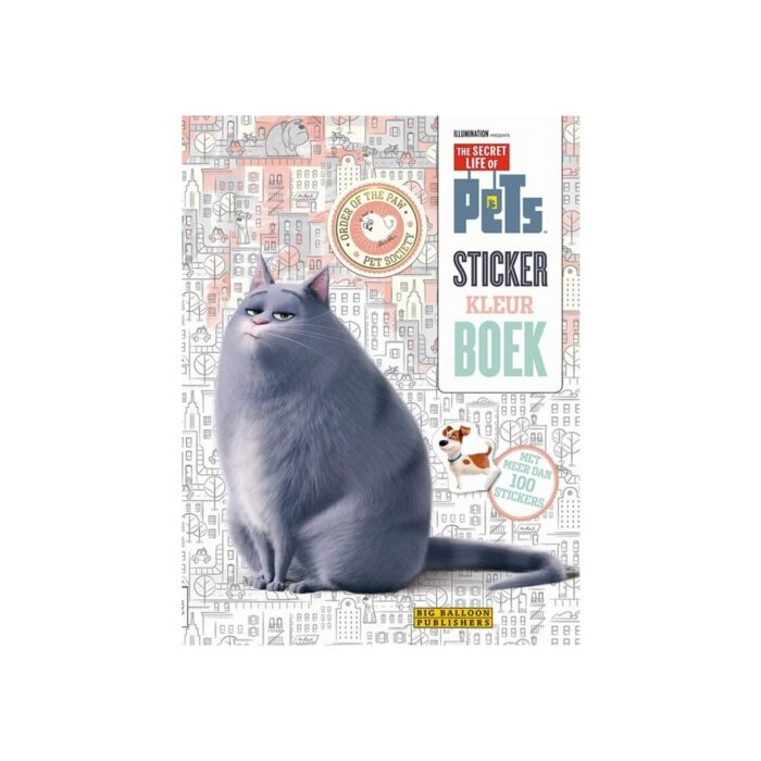 Huisdiergeheimen Sticker en kleurboek
