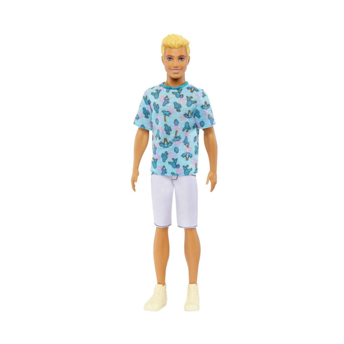 Barbie Ken Fashion Pop - Met blond haar en T-shirt met cactussen