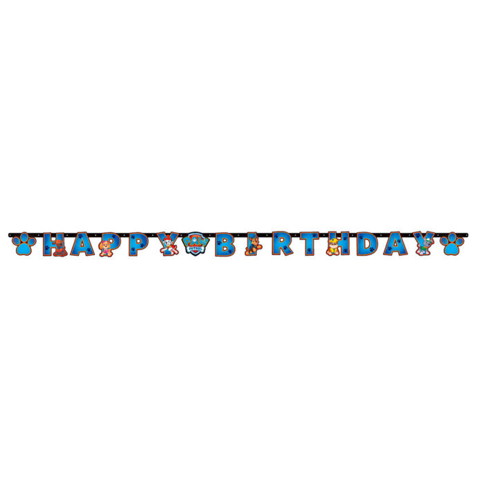 Paw Patrol Happy Birthday feestslinger
