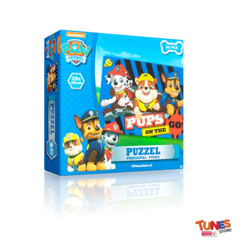 Paw Patrol Pup on the go Puzzel 50 stukjes