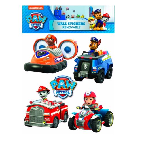Paw Patrol 9 Team Muurstickers afneembaar circa 13 x 15 CM