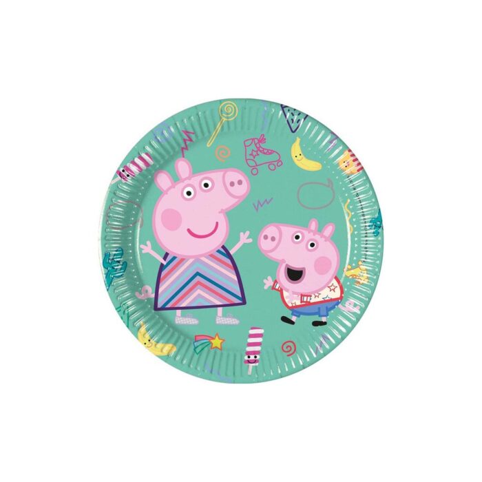 Peppa Pig Gebaksbordjes (8 stuks)