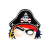 Piratenmaskers ( 6 stuks )
