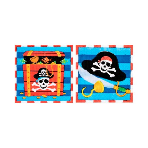 Piraten Servetten (16 stuks)