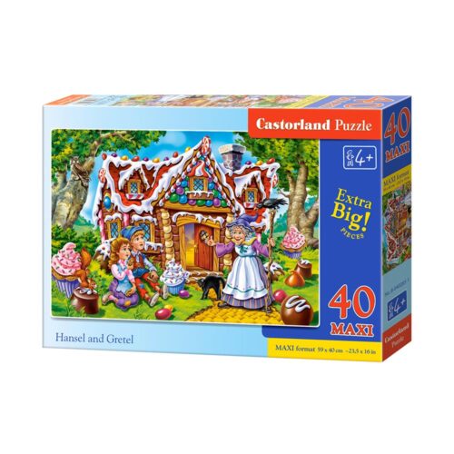 Puzzel Maxi Hans en Grietje 59 x 40cm