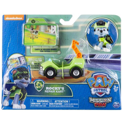 Paw Patrol Mini Mission Voertuig Rocky's Repair Kart
