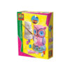 SES - Gieten en schilderen - 3D glitter uil van gips