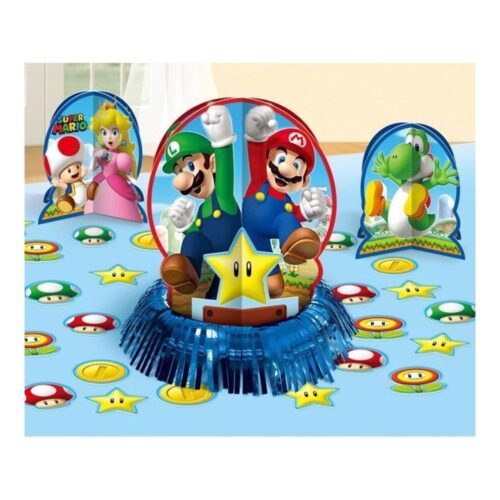 Super Mario Tafeldecoratie-set (assortiment – willekeurige uitvoering)