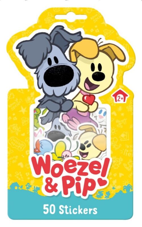 Woezel en Pip stickerset 50 stuks