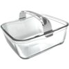Pyrex airfreyer schaal vierkant 2L met hendel