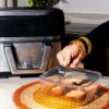 Pyrex airfreyer schaal vierkant 2L met hendel