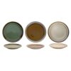 Ontbijtbord Mistral rand Ø20 x 2,5cm 3 assorti