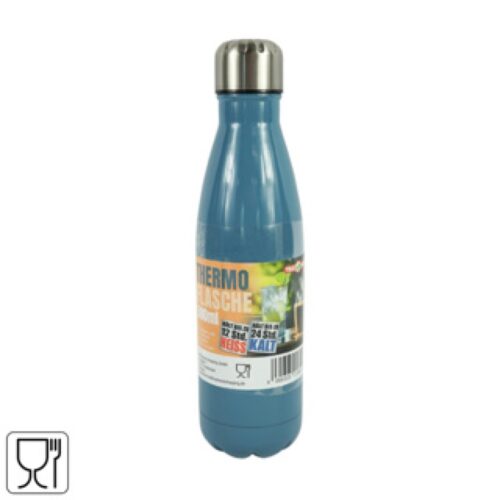 Thermodrinkfles blauw 500ml