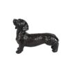 Sculptuur Teckel d.bruin polystone 27 x 10 x 20,5cm