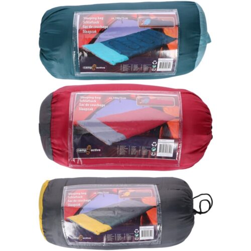 Slaapzak 3 assorti 190 x 75cm (assortiment – willekeurige uitvoering)