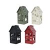 IJzeren lantaarn 15 cm, 4 kleuren (assortiment – willekeurige uitvoering)