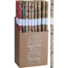 Pakpapier kerst 70 x 200cm 6 assorti (assortiment – willekeurige uitvoering)