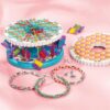 Armbandjes maken weven hobbydoos 12 x 6,5 cm Totum