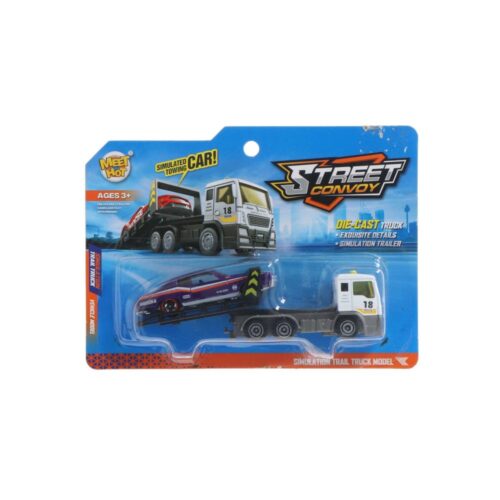 Rapid wheels die cast sleeptruck + auto 8 assorti (assortiment – willekeurige uitvoering)