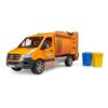 Bruder Mercedes Sprinter vuilniswagen met 2 containers