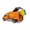 Bruder Mercedes Sprinter vuilniswagen met 2 containers
