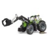 Bruder tractor Deutz 8280 met grijper