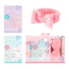 ZAZZY Wellness set 3x gezichtsmasker met hoofdband