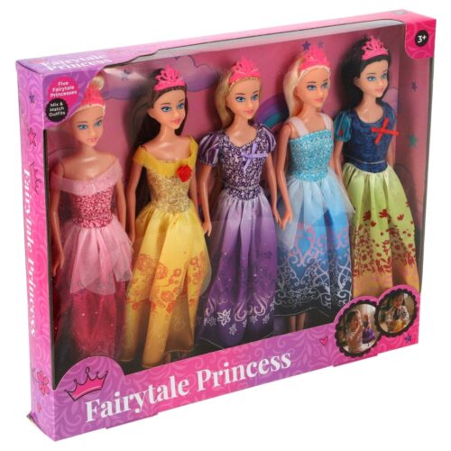 Fleur Tienerpoppen princess mega set 5 poppen