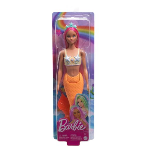 Barbie Fantasy basis zeemeermin licht roze haar