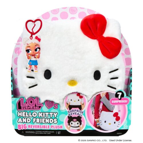 LOL Surprise Loves Hello Kitty & Friends Big Reversible Plush