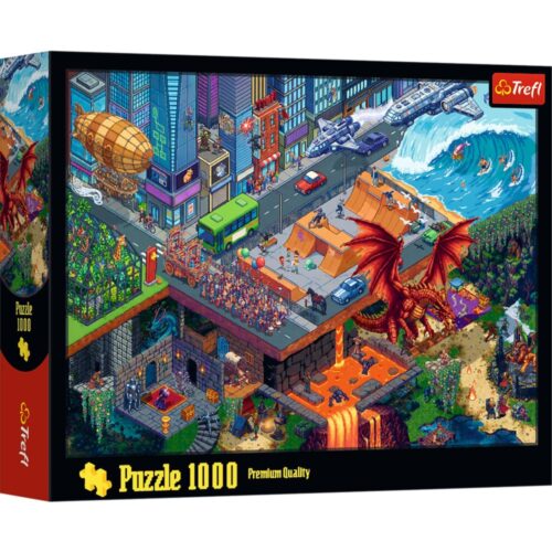 Trefl Puzzel Pixel city "Habbo" 1000 stuks
