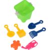 Strandspeelgoedemmertje 7-delig 2 assorti (assortiment – willekeurige uitvoering)