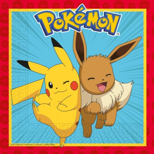 Pokemon Papieren Servetten 20 Stuks