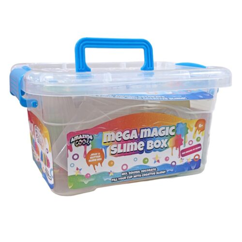 Amazing Cool mega magische slijm box 25 x 19 x 13cm