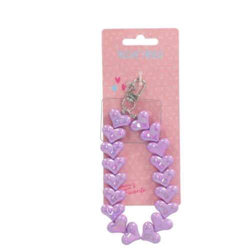 Maxime's Favorite Telefoonhanger Hart Lila Glans