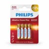 Batterijen Philips AAA 4 Stuks