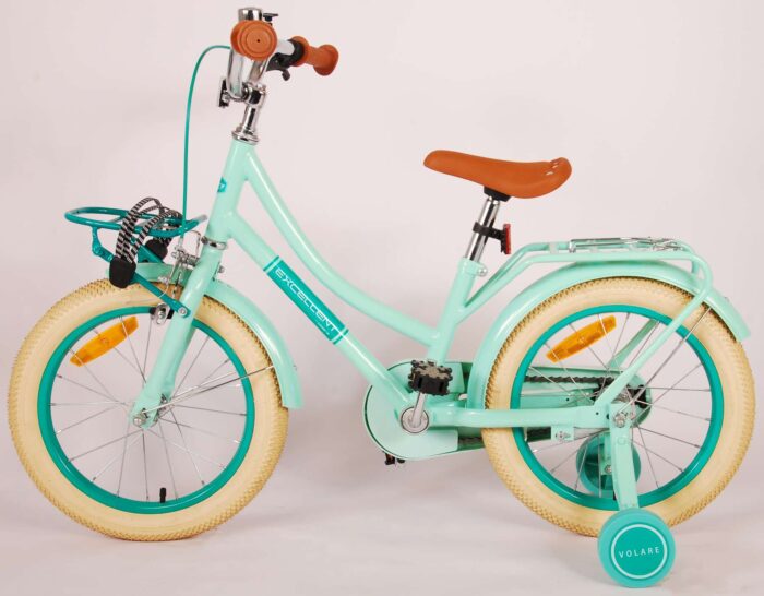 Volare Excellent Kinderfiets - Meisjes - 16 inch - Groen - 95% afgemonteerd - Afbeelding 6