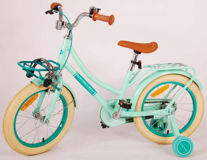 Volare Excellent Kinderfiets - Meisjes - 16 inch - Groen - 95% afgemonteerd - Afbeelding 5